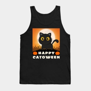 Happy Catoween / Meoween Happy Halloween for Cat Lovers Tank Top